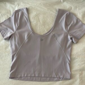 Lululemon Align Tee, lavender, size 6